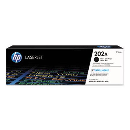 Picture of HP 202A, (CF500A) Black Original LaserJet Toner CartridgeHEW-CF500A