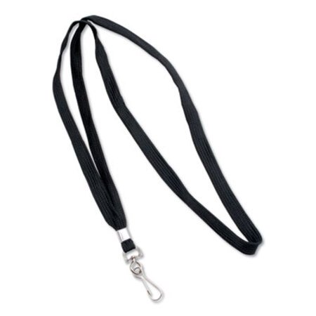Picture of Deluxe Lanyards, J-Hook Style, 36" Long, Black, 24/BoxAVT-75424
