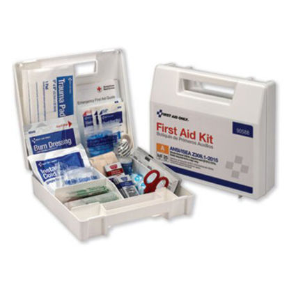 Picture of ANSI 2015 Compliant Class A Type I and II First Aid Kit for 25 People, 89 PiecesFAO-90588