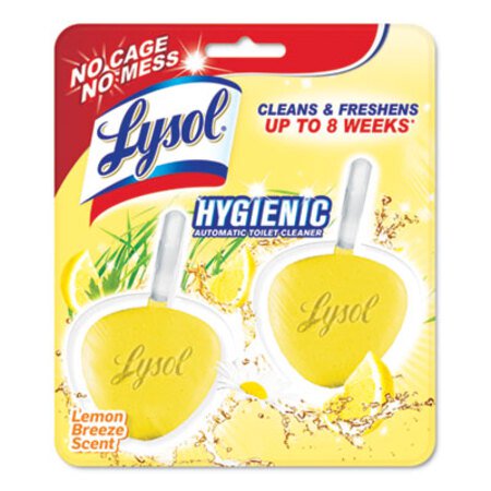 Picture of Hygienic Automatic Toilet Bowl Cleaner, Lemon Breeze, 2/PackRAC-83723