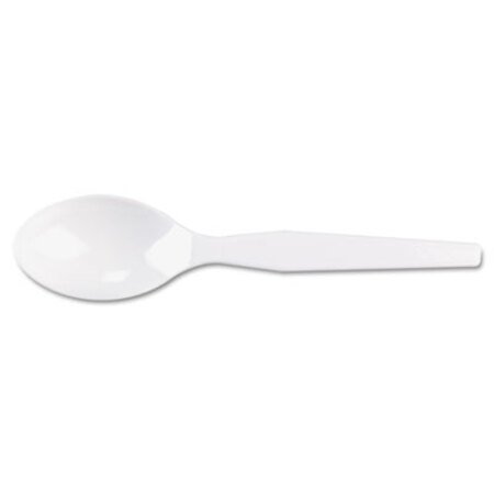 Picture of Plastic Cutlery, Heavy Mediumweight Teaspoons, White, 100/BoxDXE-TM207