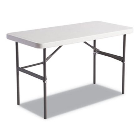 Picture of Banquet Folding Table, Rectangular, Radius Edge, 48 x 24 x 29, Platinum/CharcoalALE-65603