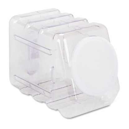 Picture of Interlocking Storage Container with Lid, Clear PlasticPAC-27660