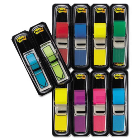 Picture of Page Flag Value Pack, 0.5" x 1.75", Assorted Colors, 280 Page Flags, 48, 1/2" Arrows/PackMMM-683VAD1