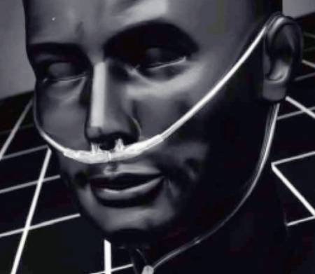 Picture of ETCO2 Nasal Sampling Cannula with O2 Delivery One Nare O2 / One Nare Sampled Salter-Style® Pediatric Curved Prong / NonFlared Tip4701F-7-0-25