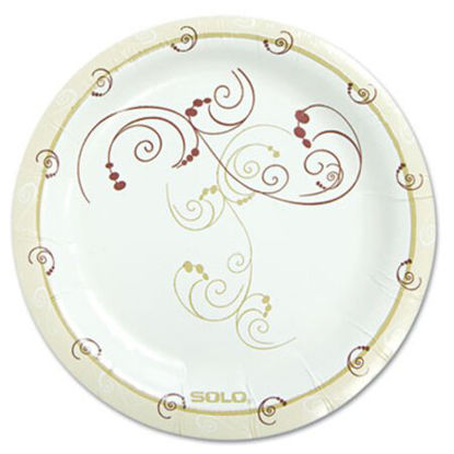 Picture of Symphony Paper Dinnerware, Mediumweight Plate, 6" dia, Tan, 125/PackSCC-MP6J8001PK