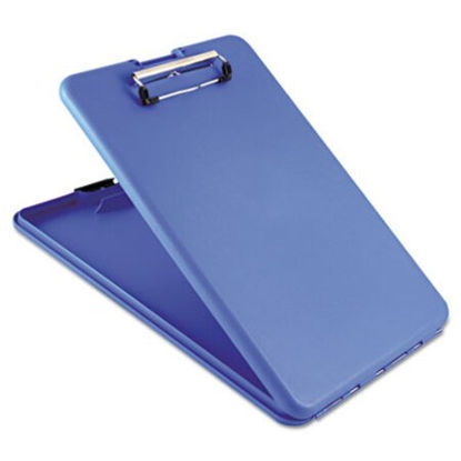 Picture of SlimMate Storage Clipboard, 1/2" Clip Capacity, Holds 8 1/2 x 11 Sheets, BlueSAU-00559
