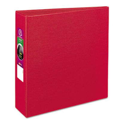Picture of Durable Non-View Binder with DuraHinge and Slant Rings, 3 Rings, 3" Capacity, 11 x 8.5, RedAVE-27204