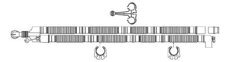 Picture of Ventilator Circuit Corrugated Tube 72 Inch Tube Dual Limb Adult Without Bag Single Patient Use0Y1779
