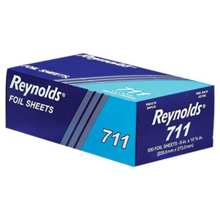 Picture of Pop-Up Interfolded Aluminum Foil Sheets, 9 x 10 3/4, Silver, 3000 Sheet/CartonRFP-711