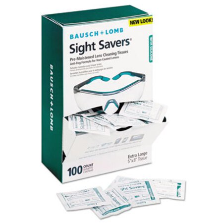 Picture of Sight Savers Pre-Moistened Anti-Fog Tissues with Silicone, 8 x 5, 100/BoxBAL-8576