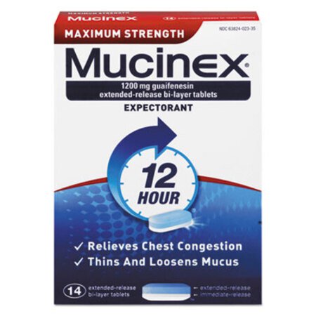 Picture of Maximum Strength Expectorant, 14 Tablets/BoxRAC-02314
