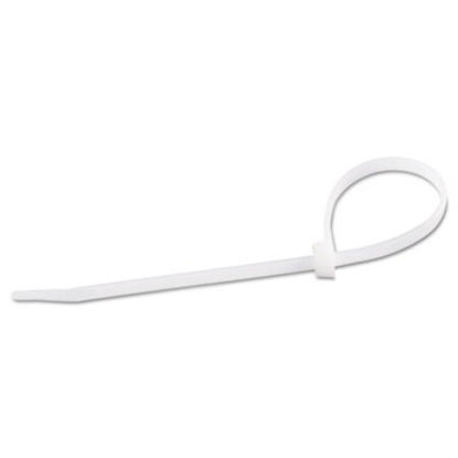Picture of Cable Ties, 8", 75 lb, White, 100/PackGDB-46308