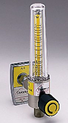 Picture of Timeter® Sure Grip Medical Air Flowmeter Single 0 - 15 LPM DISS Outlet Puritan Bennett Adapter15006-13