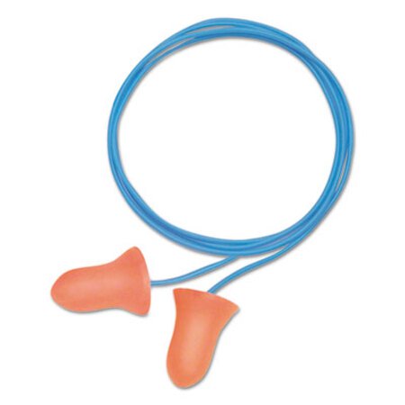 Picture of MAX-30 Single-Use Earplugs, Corded, 33NRR, Coral, 100 PairsHOW-MAX30