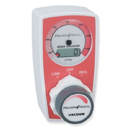 Picture of Precision Medical® Vacuum Regulator Continuous 0 - 200 mmHg 1/8 Inch NPT Female Connector 1/8 Inch NPT Female ConnectorPM3600