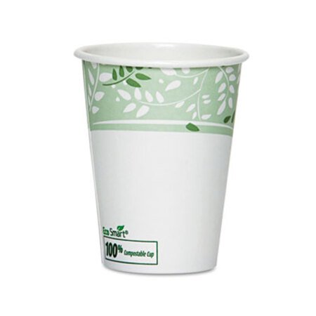 Picture of PLA Hot Cups 8 oz, Viridian Design, 50/PackDXE-2338PLAPK