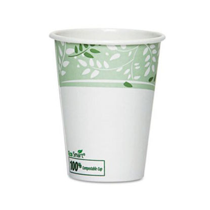 Picture of PLA Hot Cups 8 oz, Viridian Design, 50/PackDXE-2338PLAPK