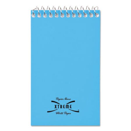 Picture of Paper Blanc Xtreme White Wirebound Memo Pads, Narrow Rule, 3 x 5, White Paper, 60 SheetsRED-31120