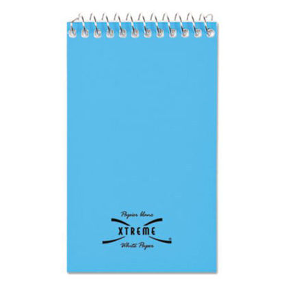 Picture of Paper Blanc Xtreme White Wirebound Memo Pads, Narrow Rule, 3 x 5, White Paper, 60 SheetsRED-31120