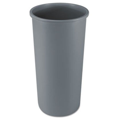 Picture of Untouchable Waste Container, Round, Plastic, 22 gal, GrayRCP-354600GY