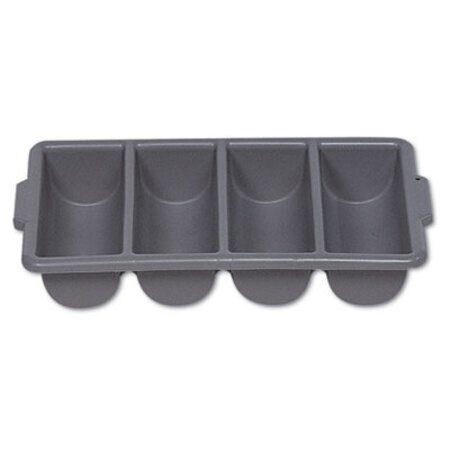 Picture of Cutlery Bin, 4 Compartments, Plastic, 11.5 x 21.25 x 3.75, GrayRCP-3362GRA
