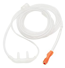 Picture of ETCO2 Nasal Sampling Cannula Without Oxygen Delivery Microstream® NIV Adult Curved Prong / NonFlared TipM4686A