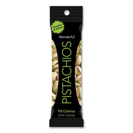 Picture of Wonderful Pistachios, Salt and Pepper, 1.25 oz Pack, 12/BoxPAM-091842A25S