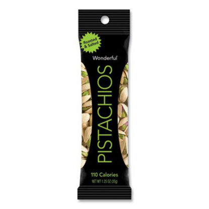 Picture of Wonderful Pistachios, Salt and Pepper, 1.25 oz Pack, 12/BoxPAM-091842A25S
