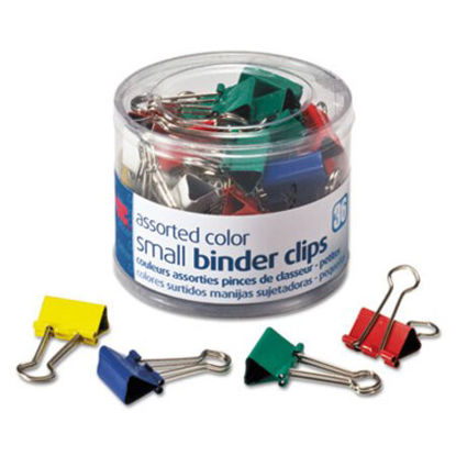 Picture of Assorted Colors Binder Clips, Small, 36/PackOIC-31028
