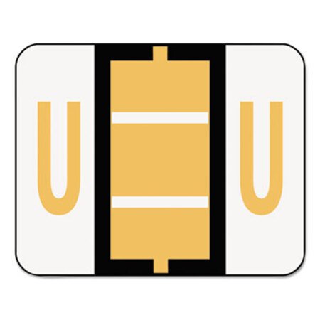 Picture of A-Z Color-Coded End Tab Filing Labels, U, 1 x 1.25, White, 500/RollSMD-67091