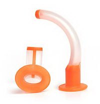 Picture of Oropharyngeal Airway Intersurgical® Guedel 90 mm Length Orange / Clear1113030