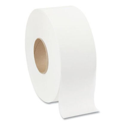 Picture of Jumbo Jr. Bathroom Tissue Roll, Septic Safe, 2-Ply, White, 1000 ft, 8 Rolls/CartonGPC-12798