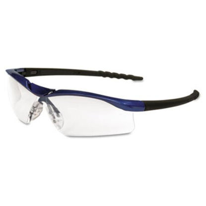 Picture of Dallas Wraparound Safety Glasses, Metallic Blue Frame, Clear AntiFog LensCRW-DL310AF
