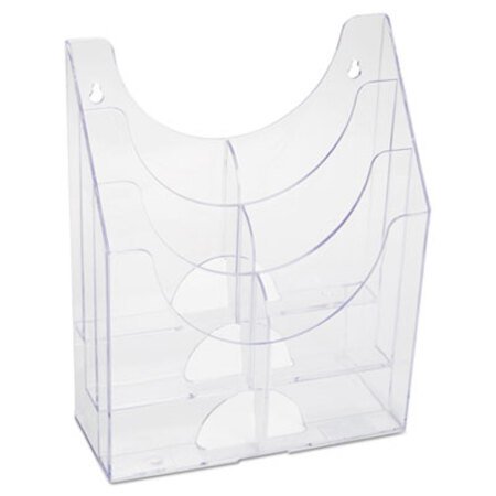 Picture of Optimizers Multipurpose Six-Pocket Organizer, 9.75w x 4.25d x 12h, ClearRUB-66040ROS