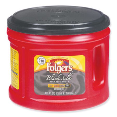 Picture of Coffee, Black Silk, 24.2 oz CanisterFOL-20540