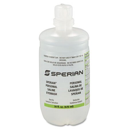 Picture of Saline Personal Eyewash Bottles, 16 oz Bottle, 12/CartonFND-320004540CT