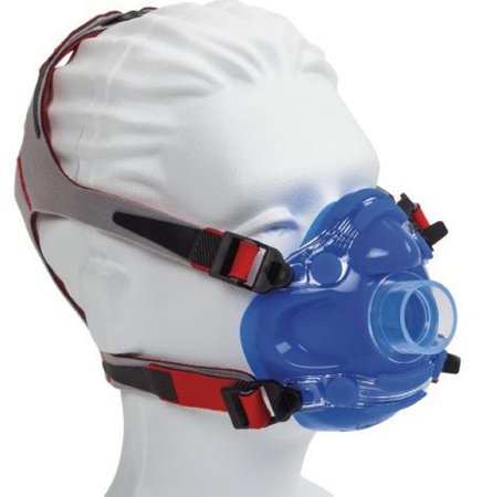 Picture of CPET Oxygen Mask Elongated Style Adult One Size Fits Most 5-Point Hook and Loop Head StrapV-982185