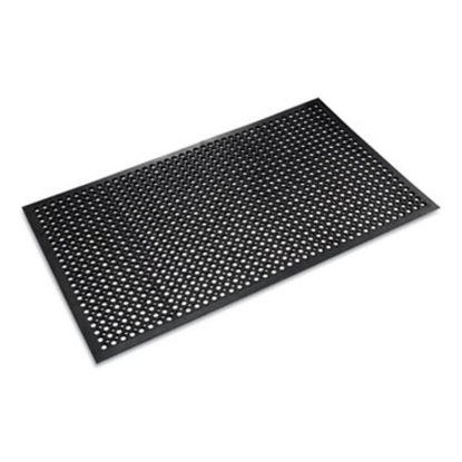 Picture of Safewalk-Light Drainage Safety Mat, Rubber, 36 x 60, BlackCWN-WSCT35BK