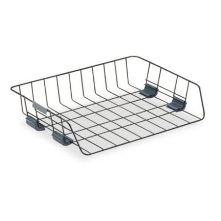 Picture of Side-Load Wire Stacking Letter Tray, 1 Section, Letter Size Files, 13.38" x 10.13" x 2.63", BlackFEL-62112