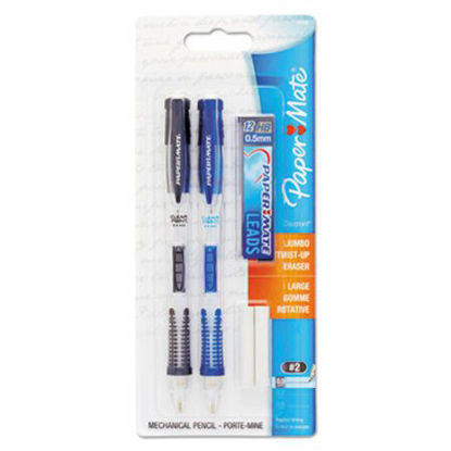 Picture of Clear Point Mechanical Pencil, 0.5 mm, HB (#2.5), Black Lead, Randomly Assorted Barrel Colors, 2/PackPAP-34666PP