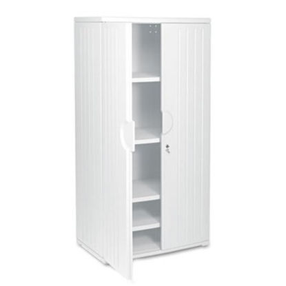 Picture of Rough n Ready Storage Cabinet, Four-Shelf, 36 x 22 x 72, PlatinumICE-92573