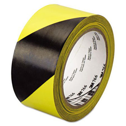 Picture of 766 Hazard Marking Vinyl Tape, 2" x 36 yds, Black/YellowMMM-02120043181