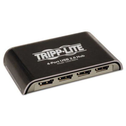 Picture of USB 2.0 Hub, 4 Ports, Black/SilverTRP-U225004R