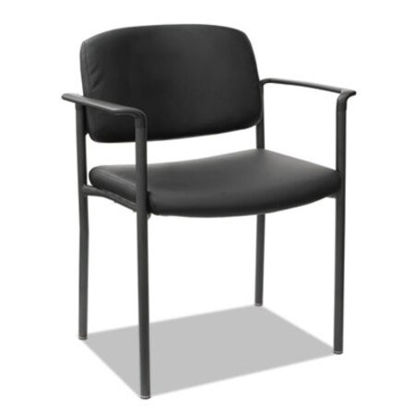 Picture of Alera Sorrento Series Ultra-Cushioned Stacking Guest Chair, Supports Up to 275 lb, Black, 2/CartonALE-UT6816