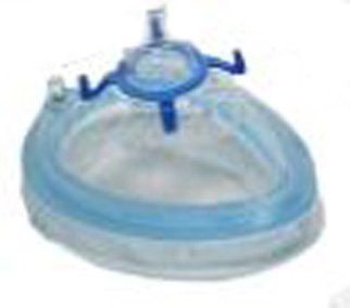Picture of Anesthesia Mask Cardinal Health™ Tail Valve Style Pediatric Size 3 Hook RingAMTOD3CH