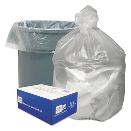 Picture of Waste Can Liners, 33 gal, 9 microns, 33" x 39", Natural, 500/CartonWBI-GNT3340
