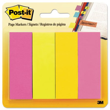 Picture of Page Flag Markers, Assorted Brights, 50 Strips/Pad, 4 Pads/PackMMM-6714AU