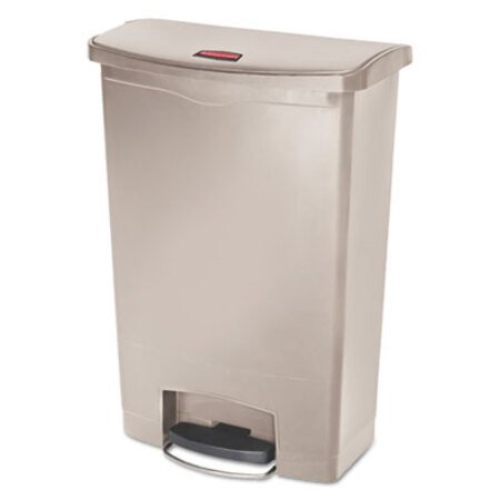 Picture of Slim Jim Resin Step-On Container, Front Step Style, 24 gal, BeigeRCP-1883552