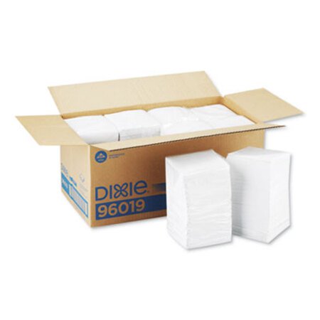 Picture of Beverage Napkins, Single-Ply, 9 1/2 x 9 1/2, White, 4000/CartonGPC-96019